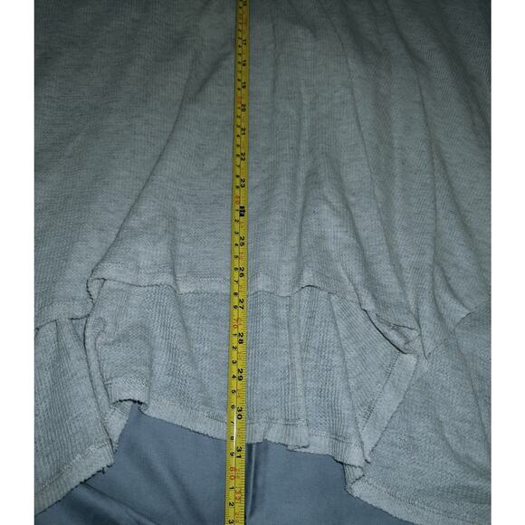 Free people we the free Sz XS oversized Waffle Stretch Flowy handkerchief hem - Picture 10 of 10